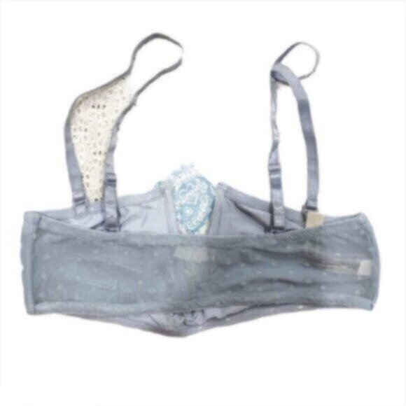 NWT Free People Light Blue Bandeau Bra Small - Picture 5 of 6